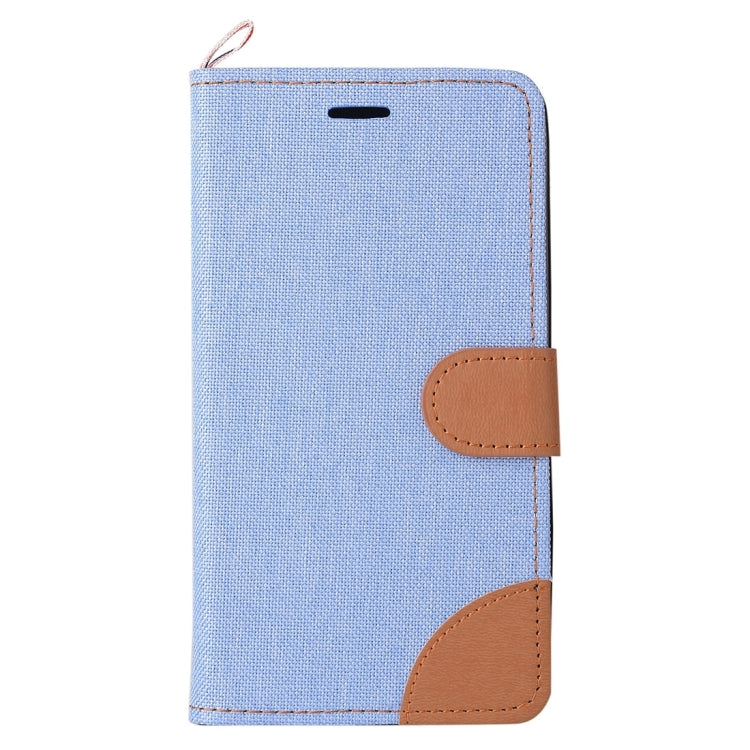 Denim Texture Horizontal Flip Leather Case with Card Slots & Holder for Lenovo A6000