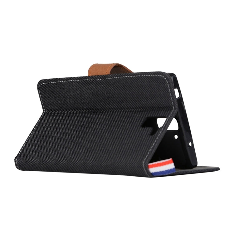 Denim Texture Horizontal Flip Leather Case with Card Slots & Holder for OnePlus One