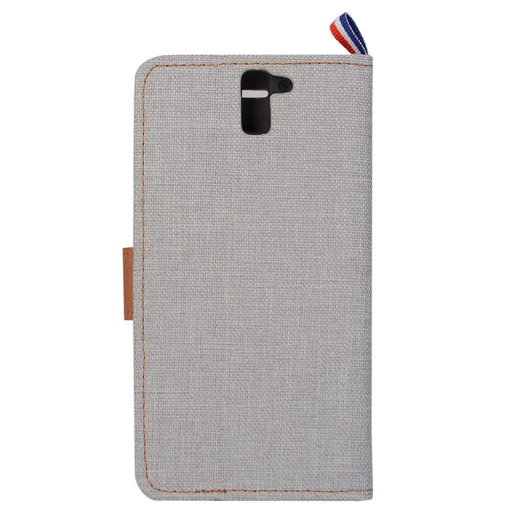 Denim Texture Horizontal Flip Leather Case with Card Slots & Holder for OnePlus One