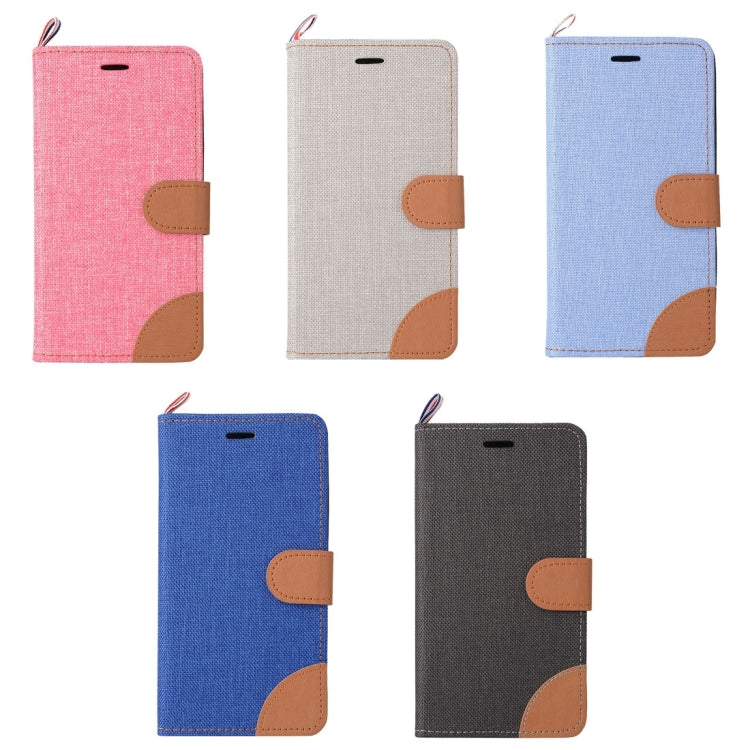 Denim Texture Horizontal Flip Leather Case with Card Slots & Holder for OnePlus One