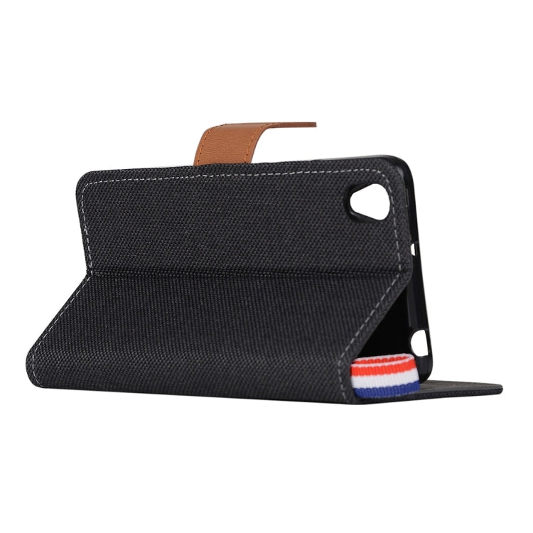 Denim Texture Horizontal Flip Leather Case with Card Slots & Holder for OnePlus X