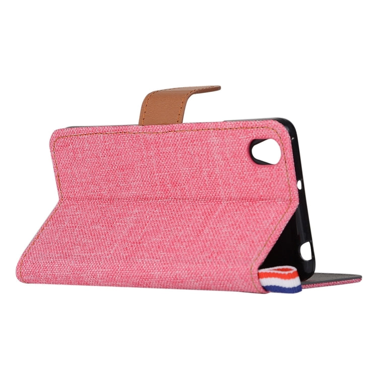 Denim Texture Horizontal Flip Leather Case with Card Slots & Holder for OnePlus X