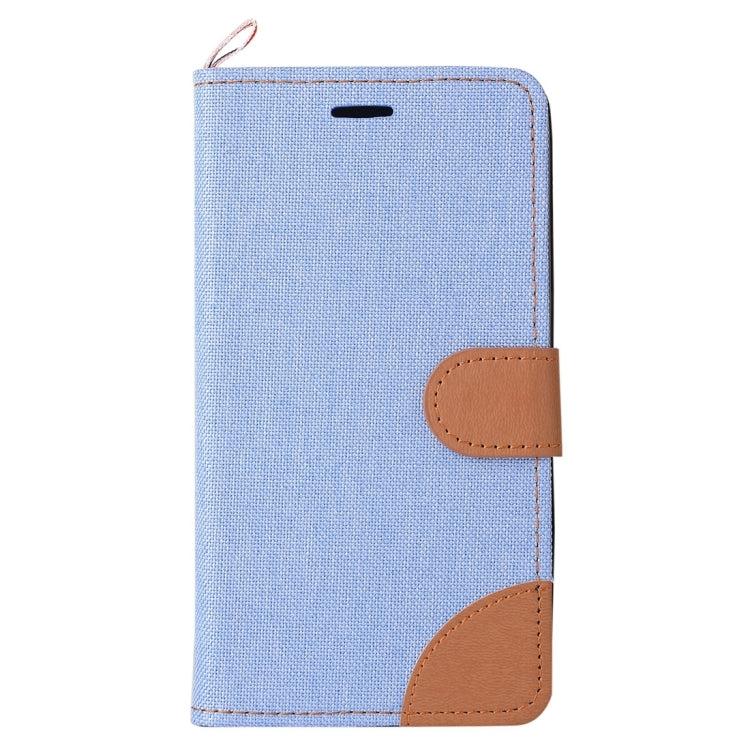 Denim Texture Horizontal Flip Leather Case with Card Slots & Holder for OnePlus X
