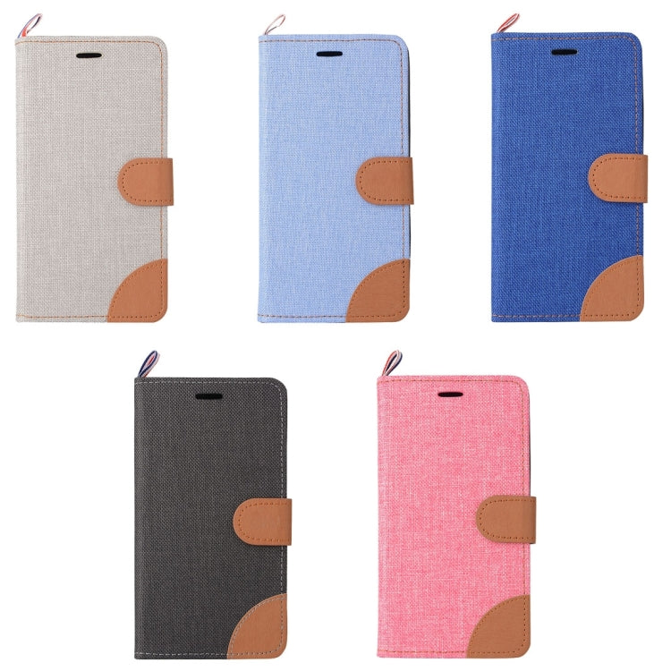 Denim Texture Horizontal Flip Leather Case with Card Slots & Holder for OnePlus X