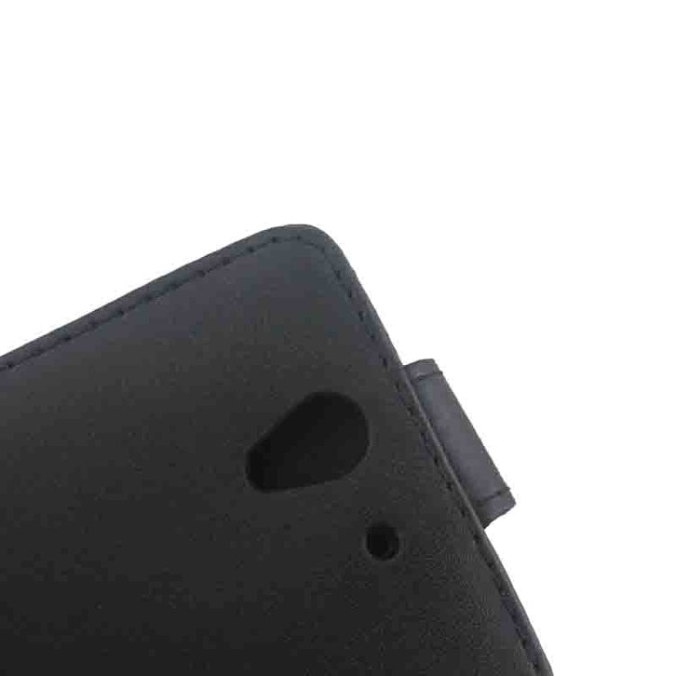 Vertical Flip Magnetic Button Leather Case for Sony Xperia C3 / D2533
