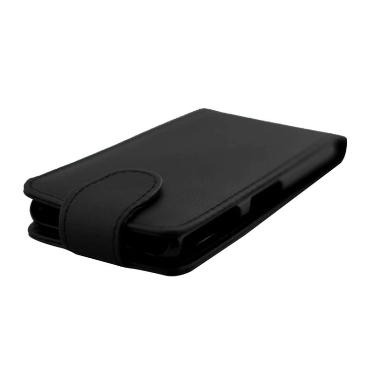 Vertical Flip Magnetic Button Leather Case for Sony Z4 Mini / Z4 Compact