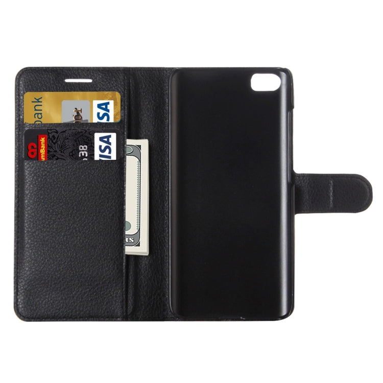 For Xiaomi  Mi5 Litchi Texture Horizontal Flip Leather Case with Holder & Card Slots & Wallet