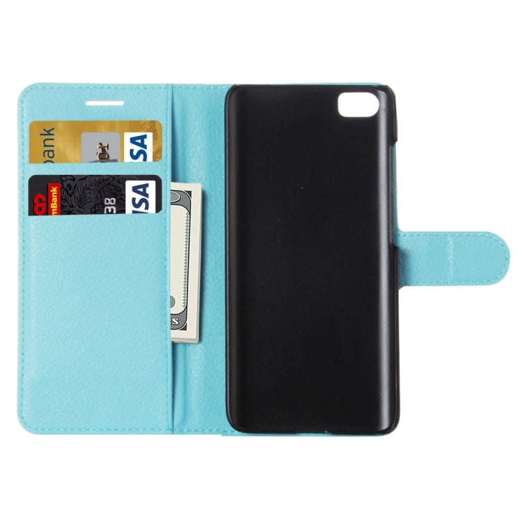 For Xiaomi  Mi5 Litchi Texture Horizontal Flip Leather Case with Holder & Card Slots & Wallet