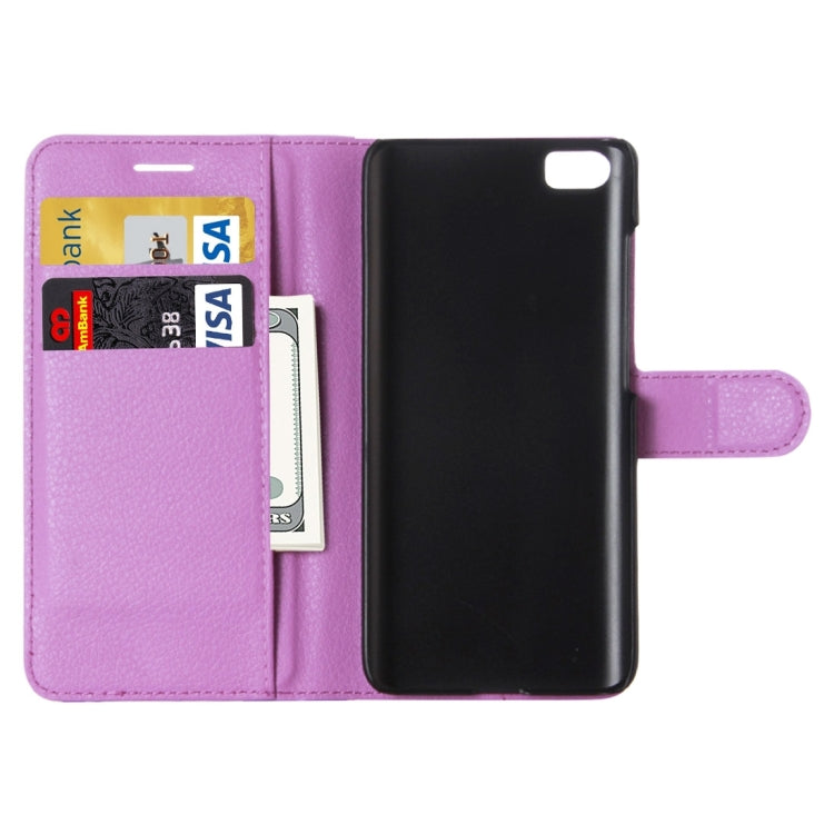 For Xiaomi  Mi5 Litchi Texture Horizontal Flip Leather Case with Holder & Card Slots & Wallet