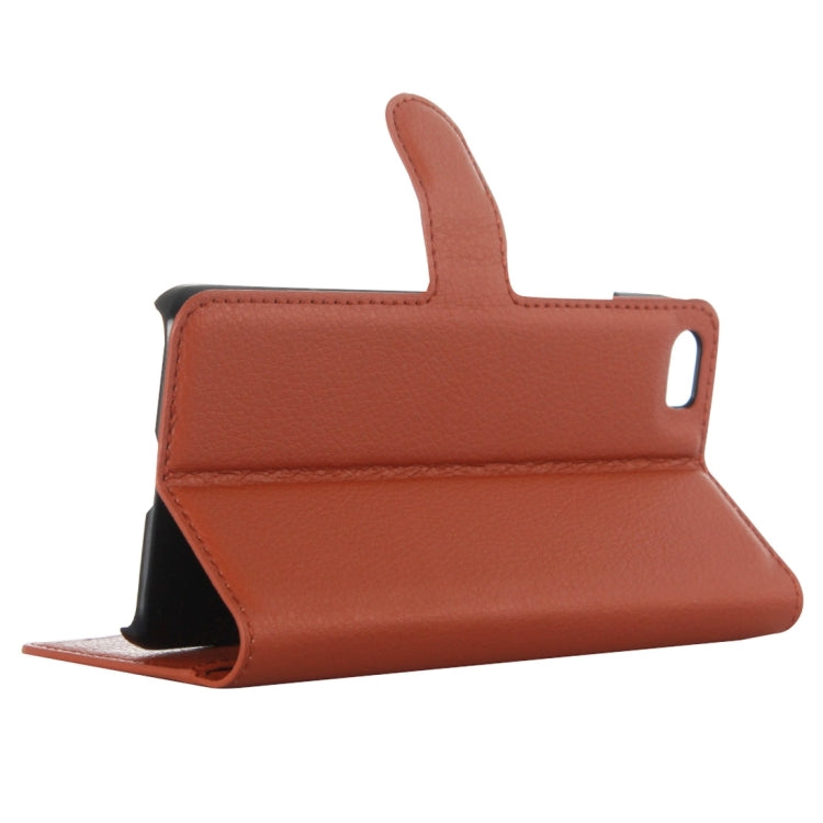 For Xiaomi  Mi5 Litchi Texture Horizontal Flip Leather Case with Holder & Card Slots & Wallet
