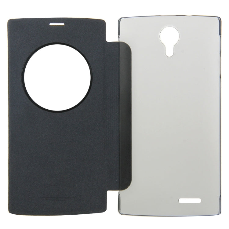 Horizontal Flip Leather + Plastic Case with Caller ID Window for Ulefone Be Pro 2 (Suitable for S-MPH-1179)