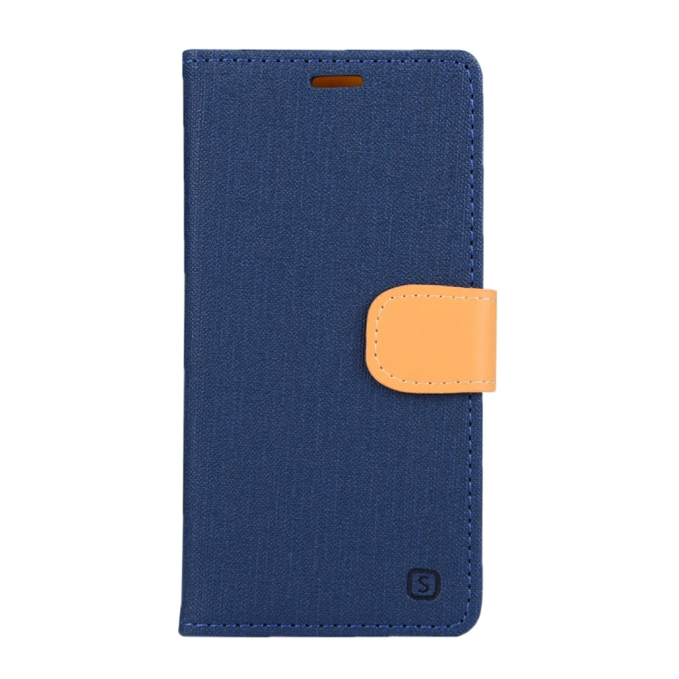 Denim Texture Horizontal Flip Solid Color Leather Case with Holder & Card Slots & Wallet for Asus Zenfone Go / ZC500TG