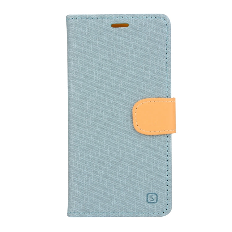 Denim Texture Horizontal Flip Solid Color Leather Case with Holder & Card Slots & Wallet for Asus Zenfone Go / ZC500TG