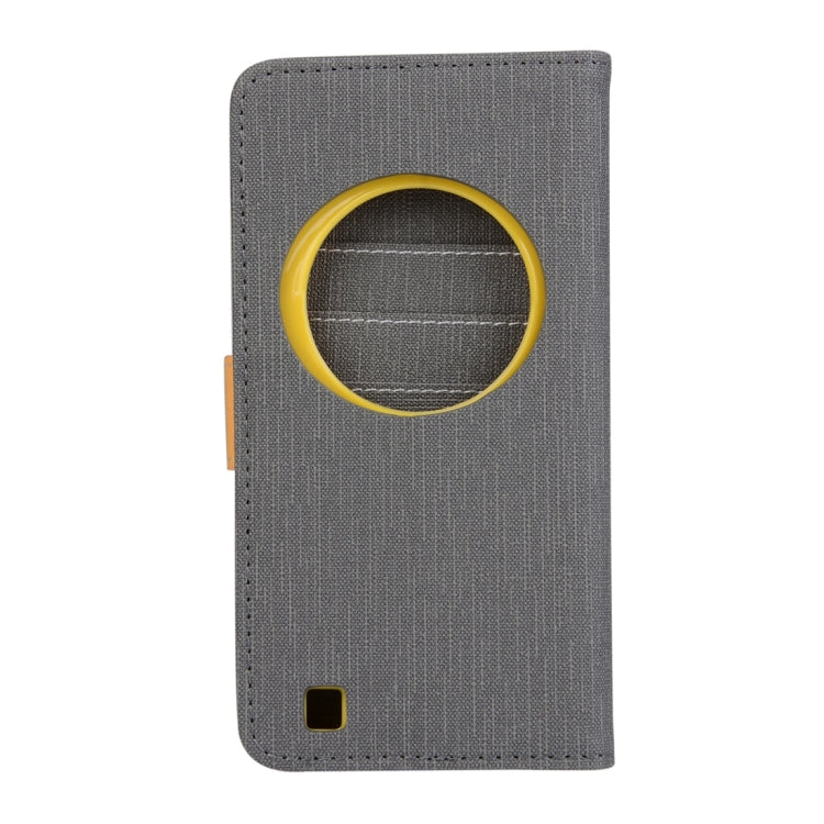 Denim Texture Horizontal Flip Solid Color Leather Case with Holder & Card Slots & Wallet for Asus ZenFone Zoom / ZX551ML