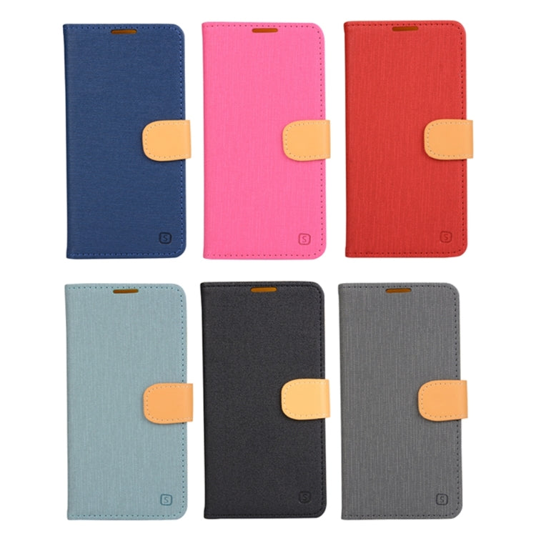 Denim Texture Horizontal Flip Solid Color Leather Case with Holder & Card Slots & Wallet for Asus ZenFone Zoom / ZX551ML