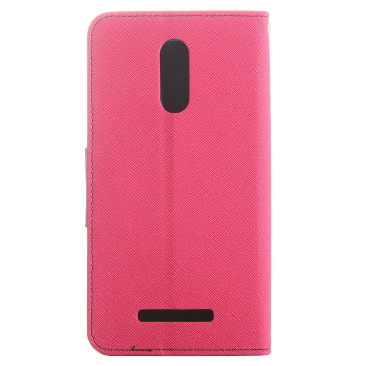 For Xiaomi  Redmi Note 3 Matching Color Cross Texture Flip Leather Case with Holder & Card Slots & Wallet