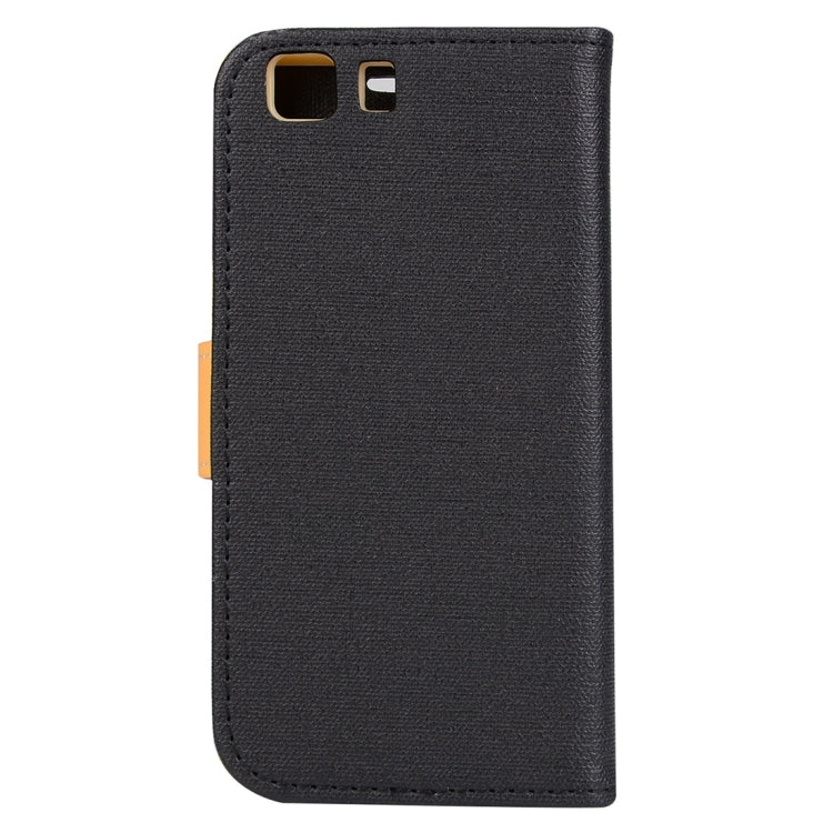 Denim Texture Horizontal Flip Solid Color Leather Case with Holder & Card Slots & Wallet for Doogee X5 (S-MPH-1005)