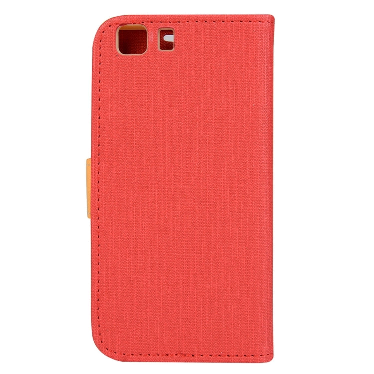 Denim Texture Horizontal Flip Solid Color Leather Case with Holder & Card Slots & Wallet for Doogee X5 (S-MPH-1005)