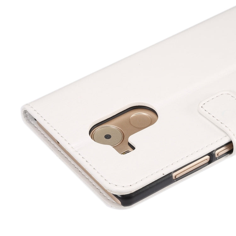 For Huawei  Mate 8 Lambskin Texture Horizontal Flip Leather Case with Holder & Lanyard & Card Slots