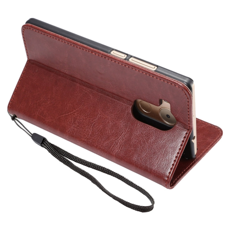 For Huawei  Mate 8 Lambskin Texture Horizontal Flip Leather Case with Holder & Lanyard & Card Slots