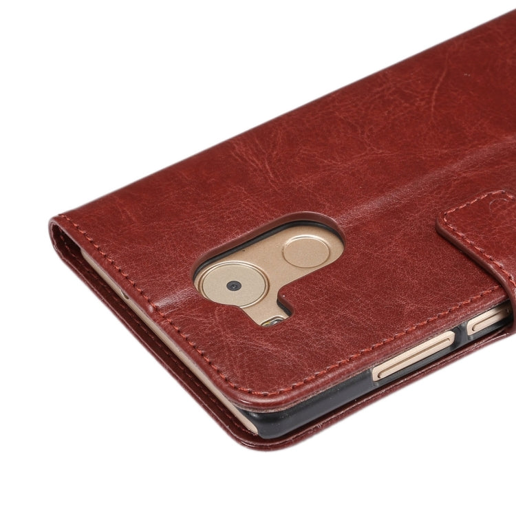 For Huawei  Mate 8 Lambskin Texture Horizontal Flip Leather Case with Holder & Lanyard & Card Slots