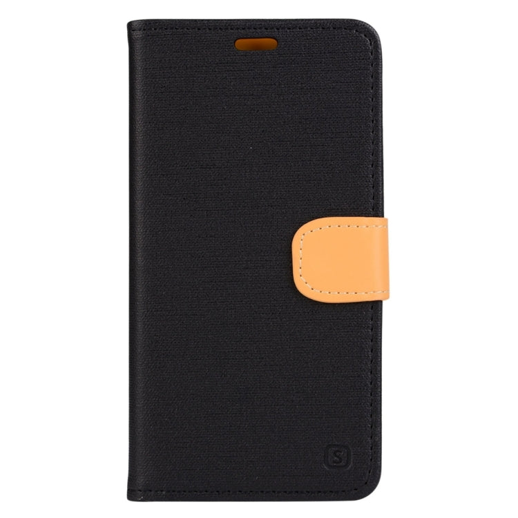 Denim Texture Horizontal Flip Solid Color Leather Case with Holder & Card Slots & Wallet for Meizu M2 Note