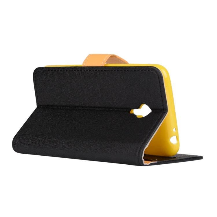 Denim Texture Horizontal Flip Solid Color Leather Case with Holder & Card Slots & Wallet for Meizu M2 Note