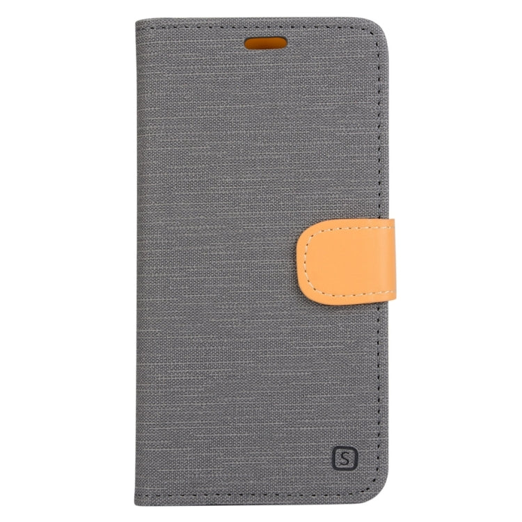 Denim Texture Horizontal Flip Solid Color Leather Case with Holder & Card Slots & Wallet for Meizu M2 Note