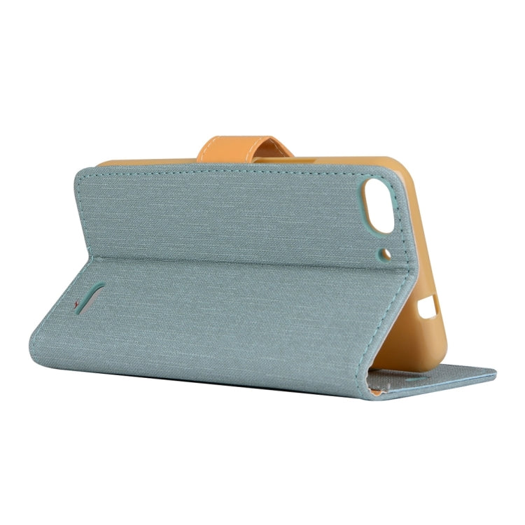 Denim Texture Horizontal Flip Solid Color Leather Case with Holder & Card Slots & Wallet for Vodafone Smart Ultra 6 / V995