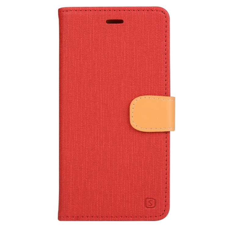 Denim Texture Horizontal Flip Solid Color Leather Case with Holder & Card Slots & Wallet for Vodafone Smart Ultra 6 / V995