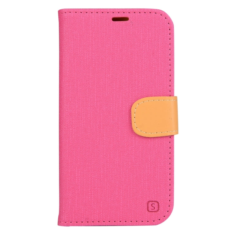 Denim Texture Horizontal Flip Solid Color Leather Case with Holder & Card Slots & Wallet for Vodafone Smart Speed 6