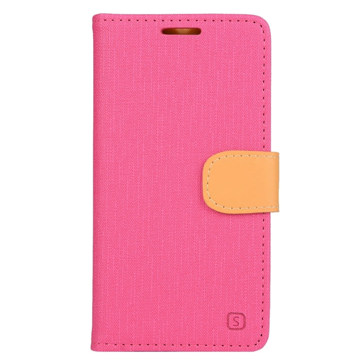 Denim Texture Horizontal Flip Solid Color Leather Case with Holder & Card Slots & Wallet for Vodafone Smart Prime 6