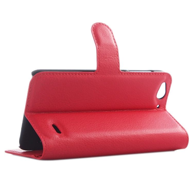 Horizontal Flip Solid color Leather Case with  Card Slots & Holder & Wallet for ZTE Blade S6