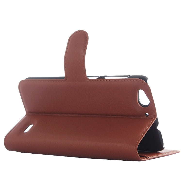 Horizontal Flip Solid color Leather Case with  Card Slots & Holder & Wallet for ZTE Blade S6