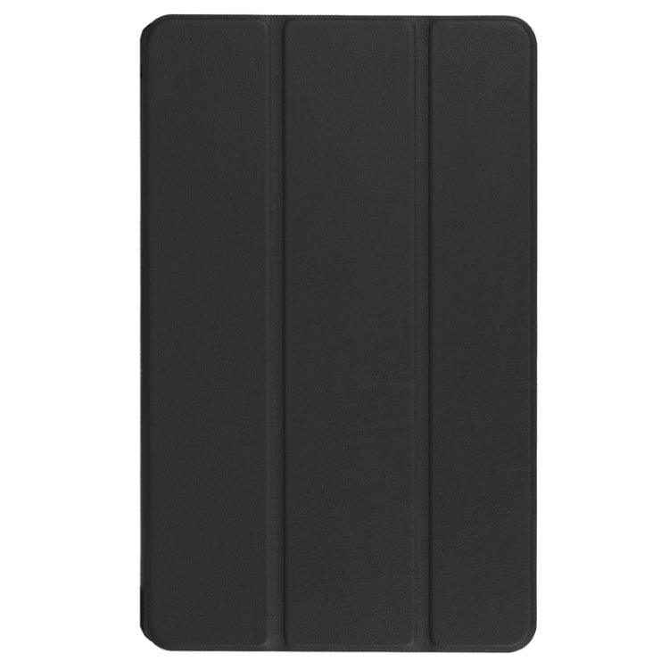 9.6 Inch Karst Texture Horizontal Flip Solid Color Leather Case with Three-Folding Holder for Huawei Honor Play Note 9.6