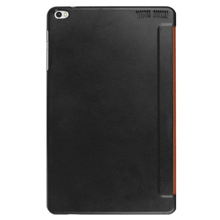 9.6 Inch Karst Texture Horizontal Flip Solid Color Leather Case with Three-Folding Holder for Huawei Honor Play Note 9.6