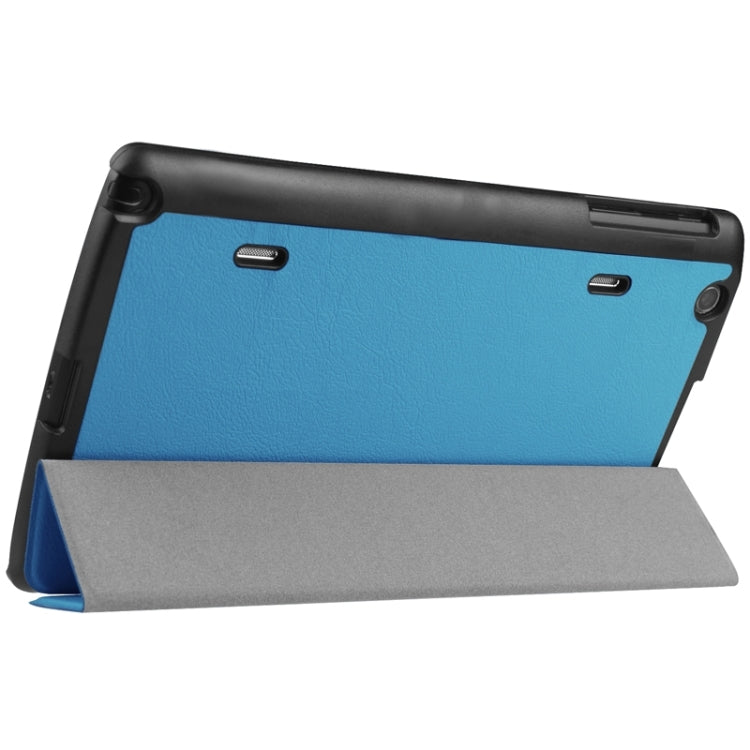 8.3 Inch Karst Texture Horizontal Flip Solid Color Leather Case with Three-Folding Holder for LG G Pad X8.3