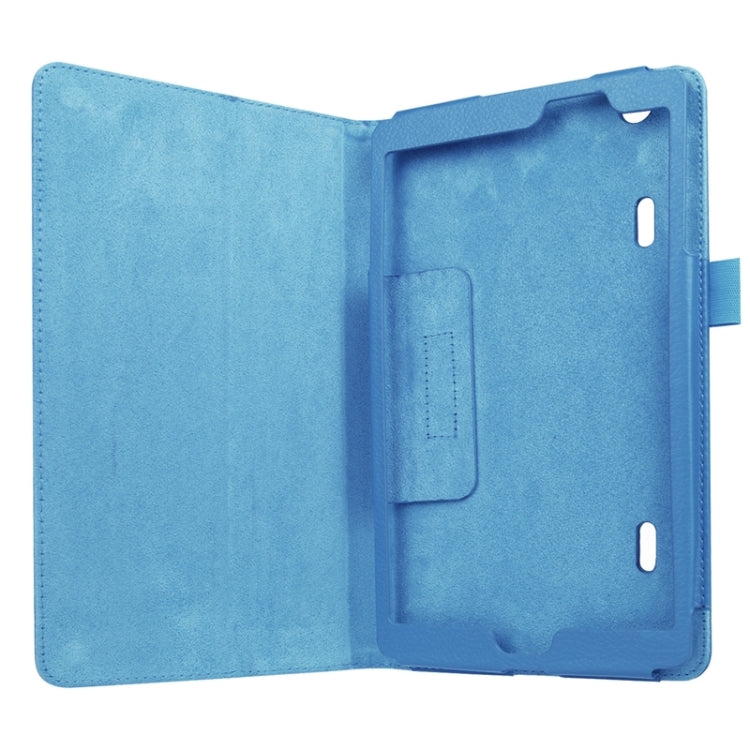 8.3 Inch Litchi Texture Horizontal Flip Solid Color Leather Case with Holder for LG G Pad X8.3