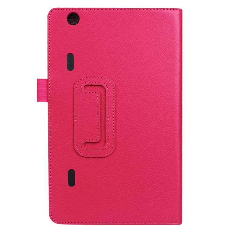 8.3 Inch Litchi Texture Horizontal Flip Solid Color Leather Case with Holder for LG G Pad X8.3