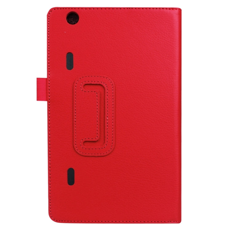 8.3 Inch Litchi Texture Horizontal Flip Solid Color Leather Case with Holder for LG G Pad X8.3