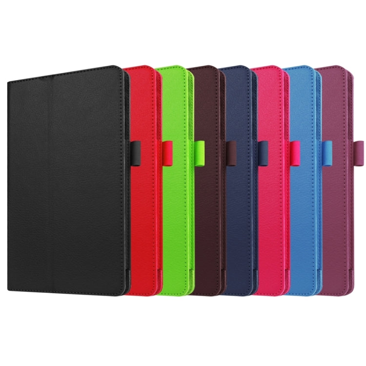 8.3 Inch Litchi Texture Horizontal Flip Solid Color Leather Case with Holder for LG G Pad X8.3