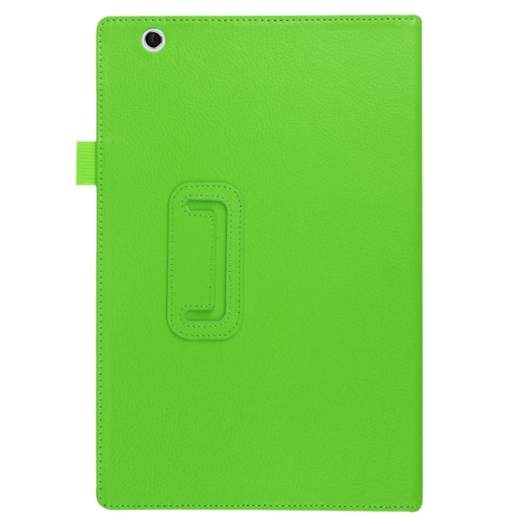 Litchi Texture Horizontal Flip Solid Color Leather Case with Holder for Sony Xperia Z4