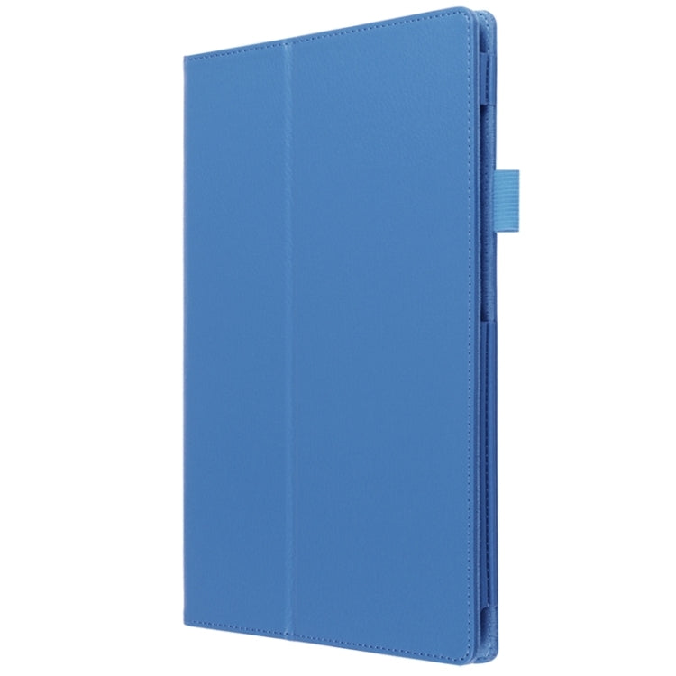 Litchi Texture Horizontal Flip Solid Color Leather Case with Holder for Sony Xperia Z4