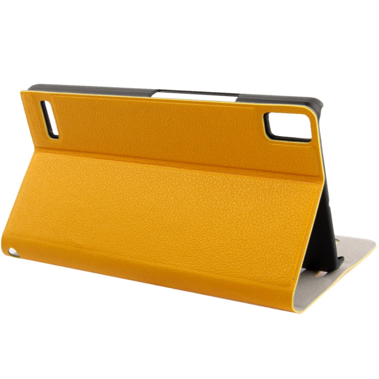 Pebble Texture Ultrathin Horizontal Flip Leather Case with Holder & Call Display ID for Huawei Ascend P6