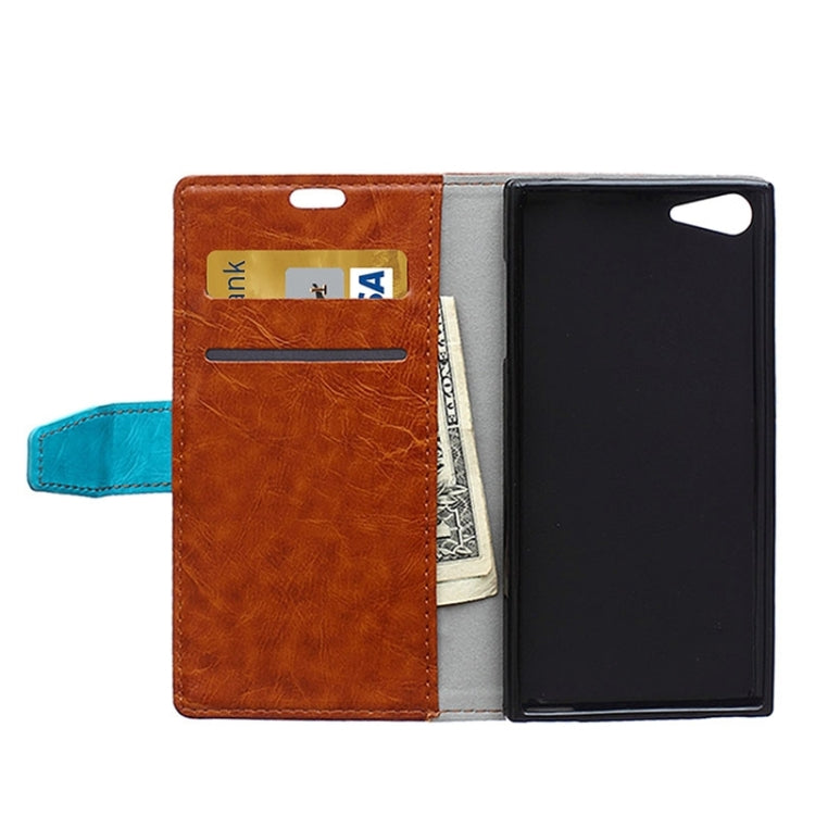 Horizontal Flip Color Matching Leather Case with Card Slots & Wallet & Holder for Wiko Highway Star 4G