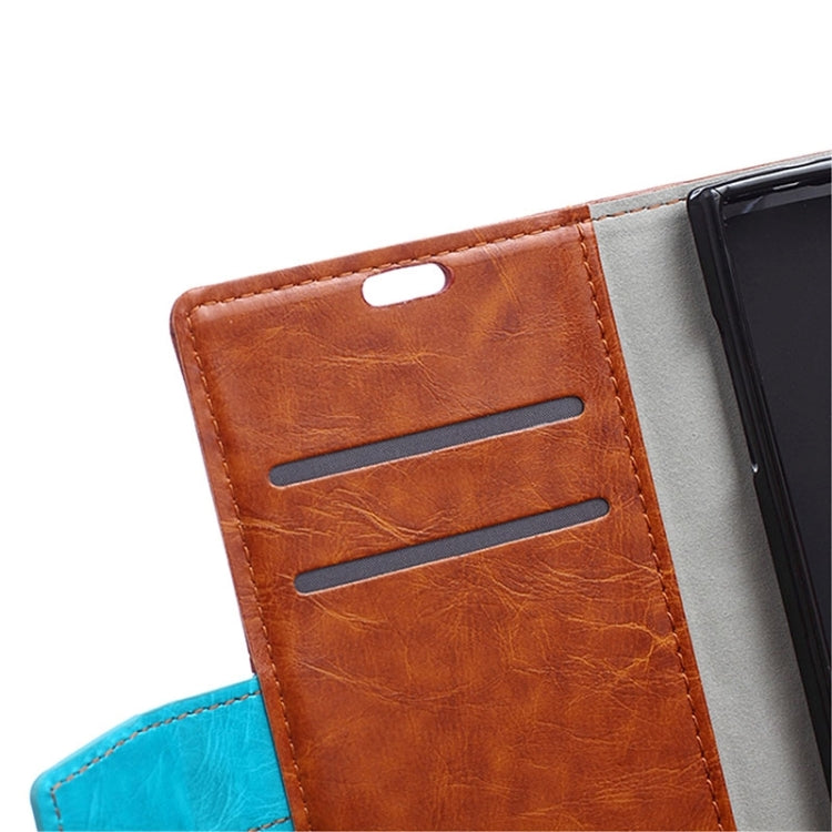 Horizontal Flip Color Matching Leather Case with Card Slots & Wallet & Holder for Wiko Highway Star 4G