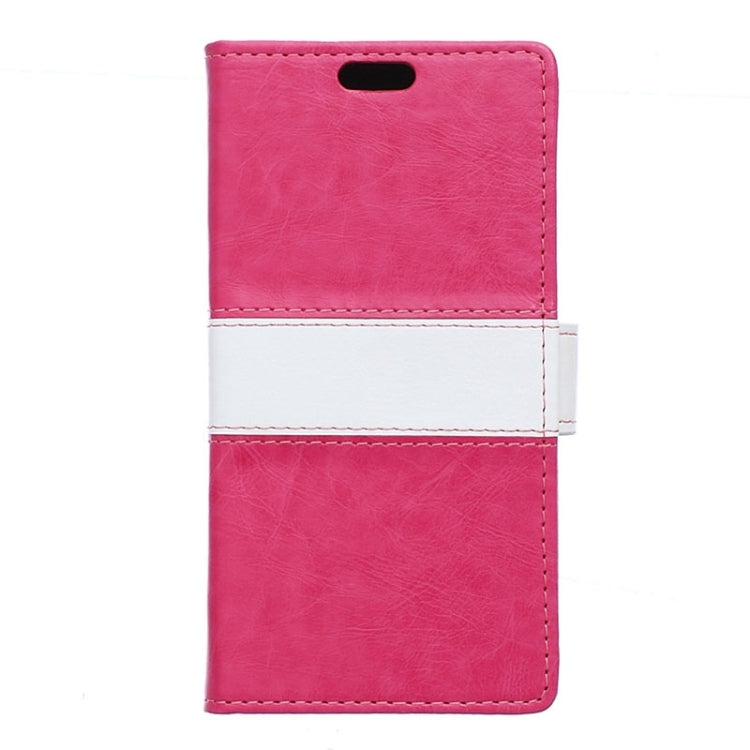 Horizontal Flip Color Matching Leather Case with Card Slots & Wallet & Holder for Wiko Ridge 4G