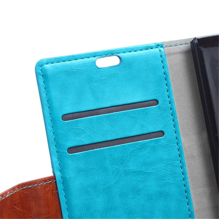 Horizontal Flip Color Matching Leather Case with Card Slots & Wallet & Holder for Wiko Ridge Fab 4G