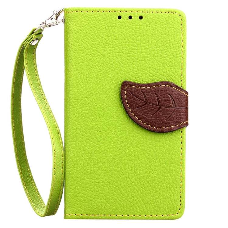 Leaf Magnetic Snap Litchi Texture Horizontal Flip Leather Case with Card Slots & Holder & Lanyard for Sony Xperia Z4 Compact