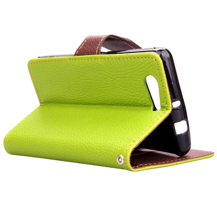 Leaf Magnetic Snap Litchi Texture Horizontal Flip Leather Case with Card Slots & Holder & Lanyard for Sony Xperia Z4 Compact